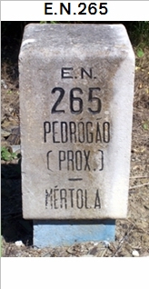 E.N. 265 - Orada - Brinches - Serpa - Santa Iria - Vales Mortos
 - Mina de So Domingos - Moreanes - Mrtola